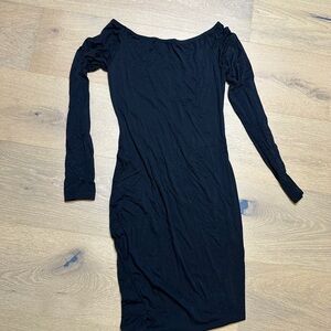GoJane Black Long Sleeve Dress